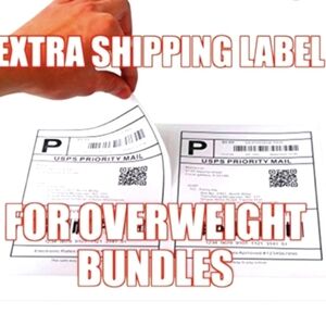 Over 8 Pounds Heavy Shipping Label